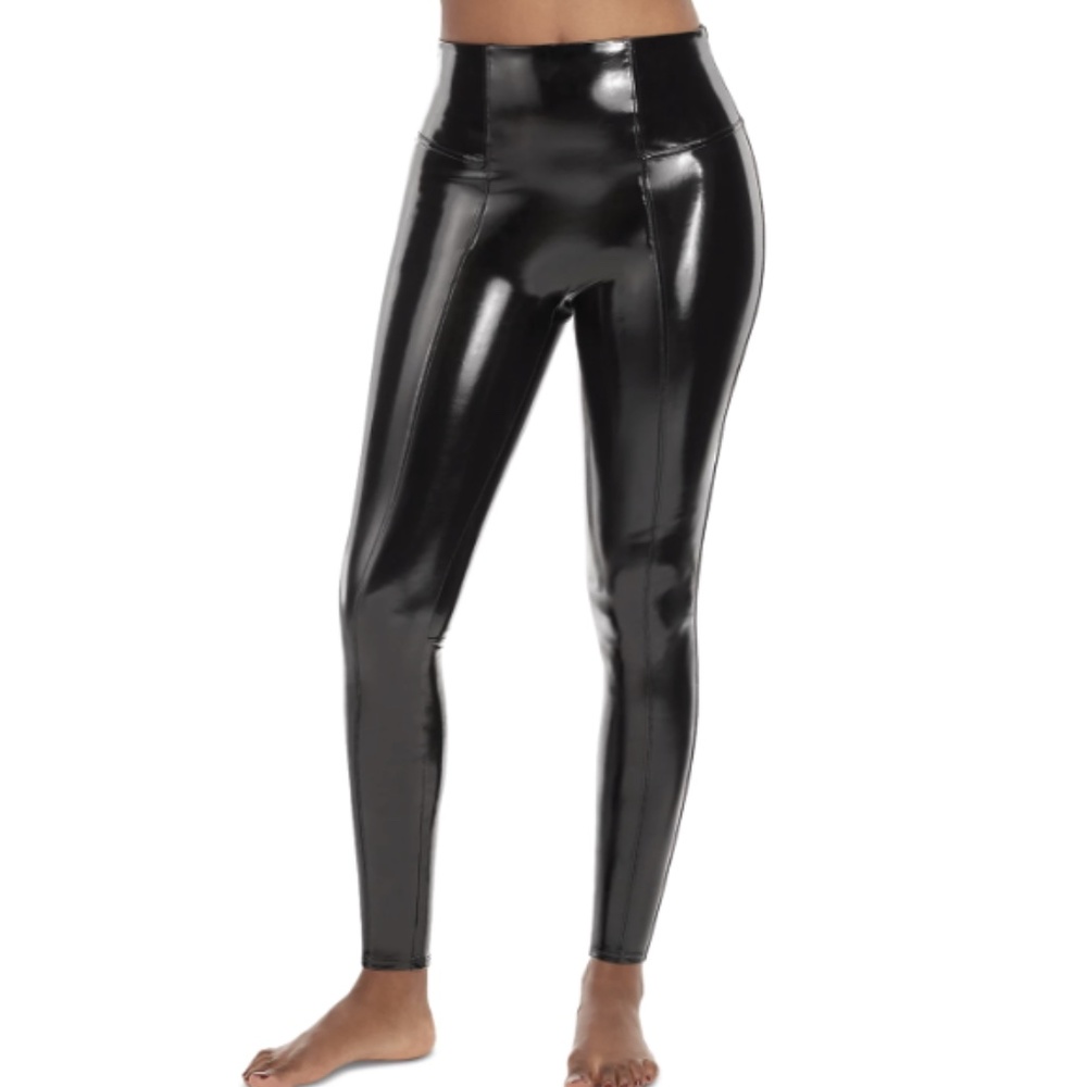 Spanx Faux Patent Leather Leggings